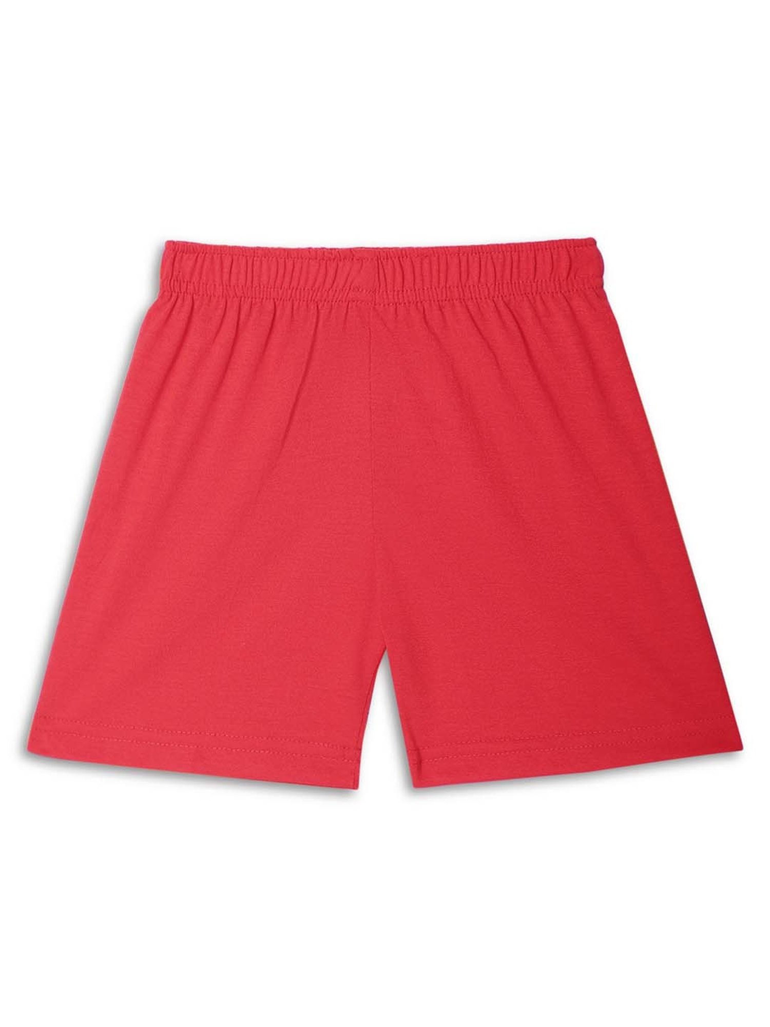 Vimal Jonney Kids Red Printed Shorts