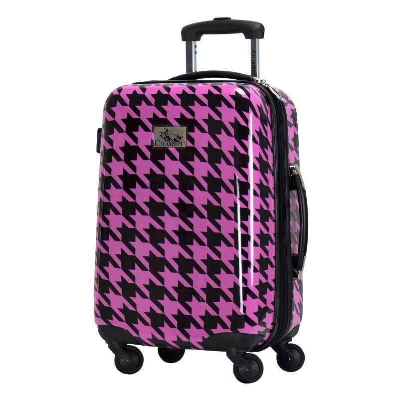 Chariot Travelware Bird 20" Carry On Suitcase - Fuchsia/Black