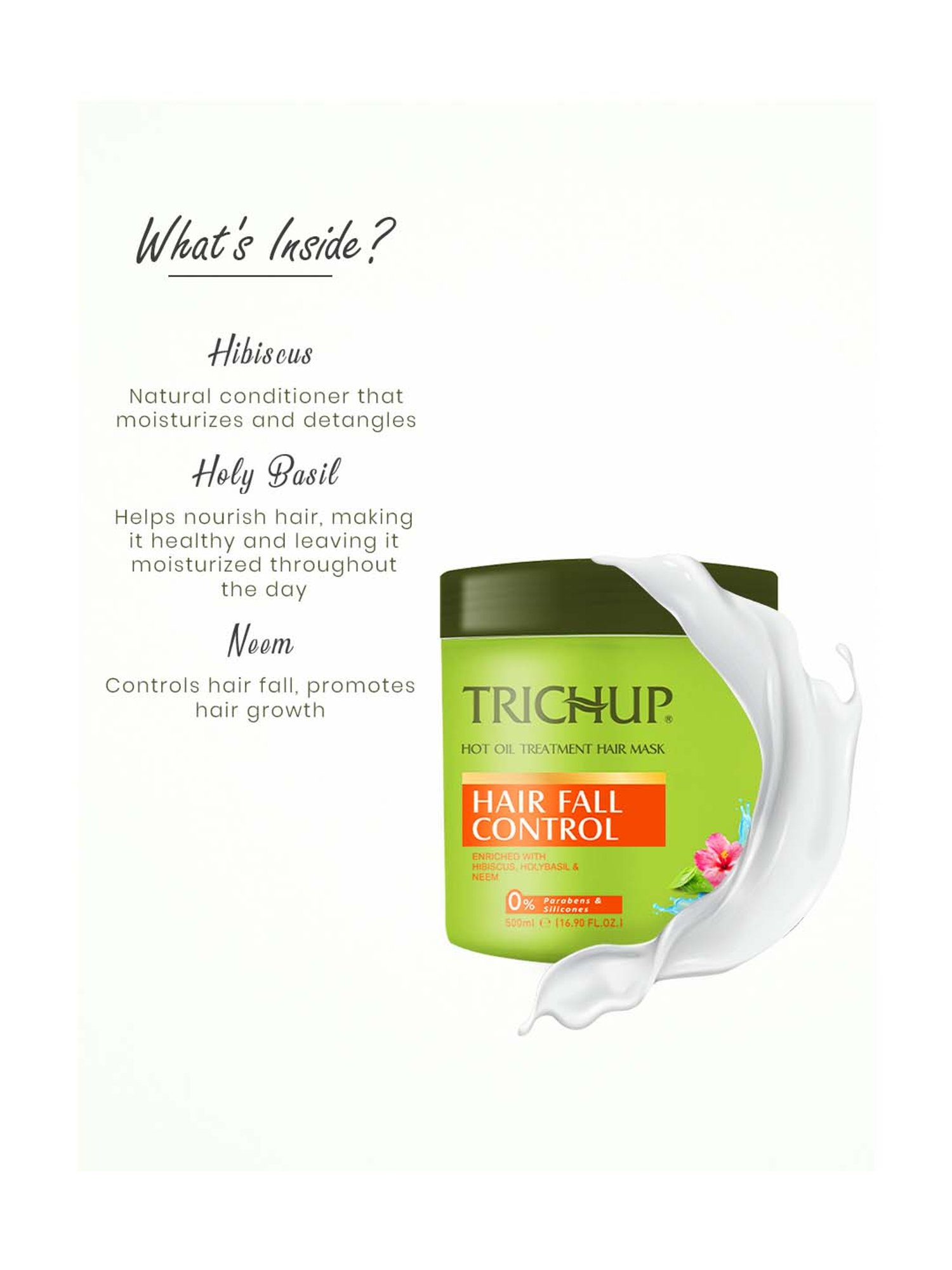 Trichup Hot Oil Treatment Hair Mask- Hair Fall Control