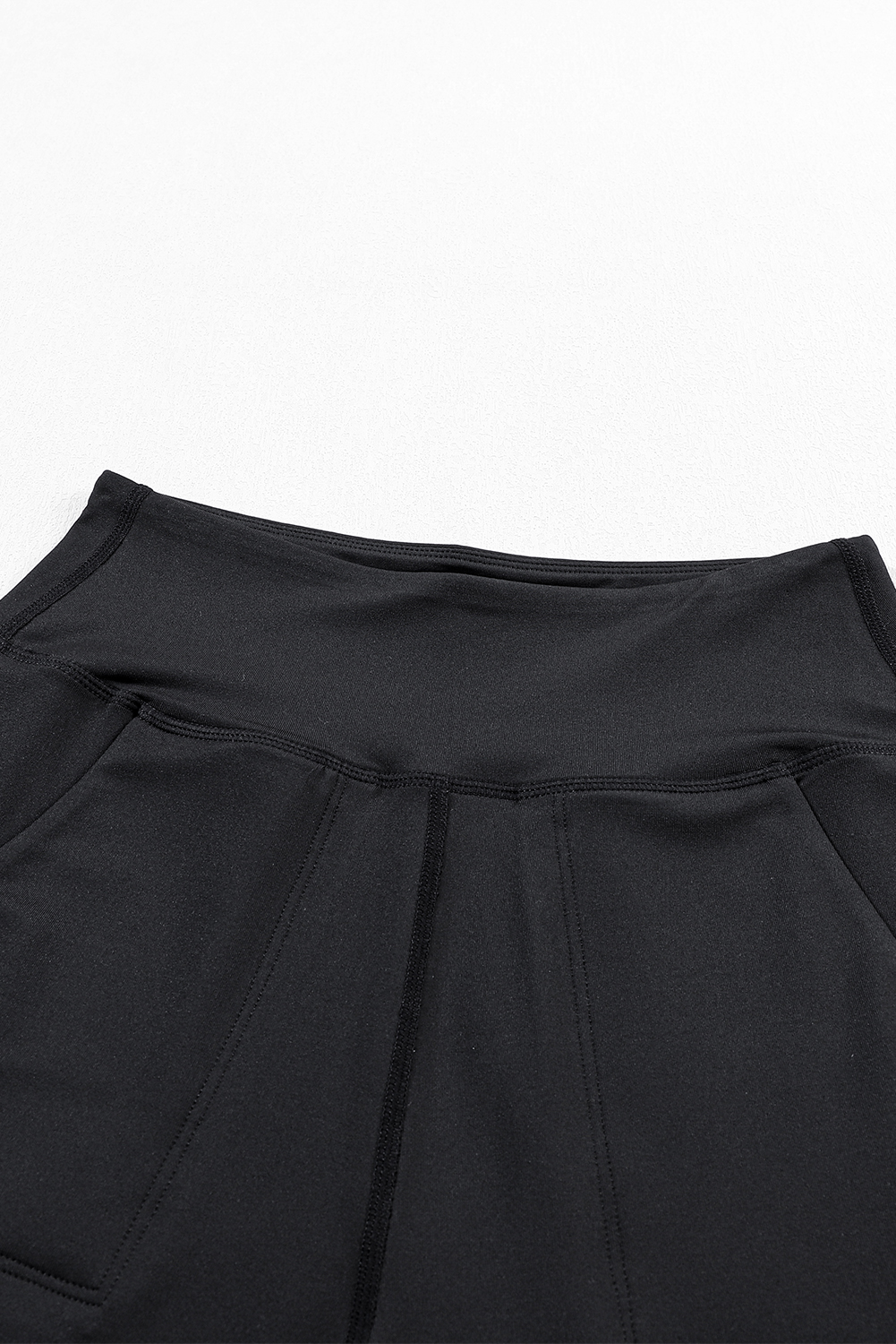 Karen Kane Cropped Wide Leg Linen Blend Striped Pants