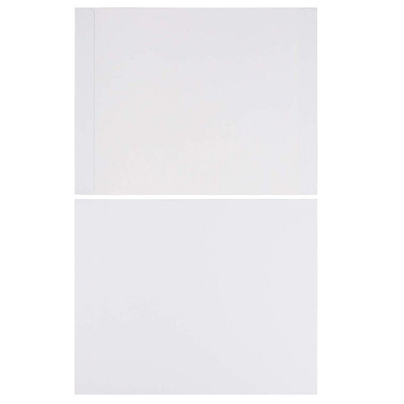 Sustainable Greetings 48-Pack White Single Sided Certificate Holder for Diploma Award Letter Sized Document 11.2 x 8.8 in