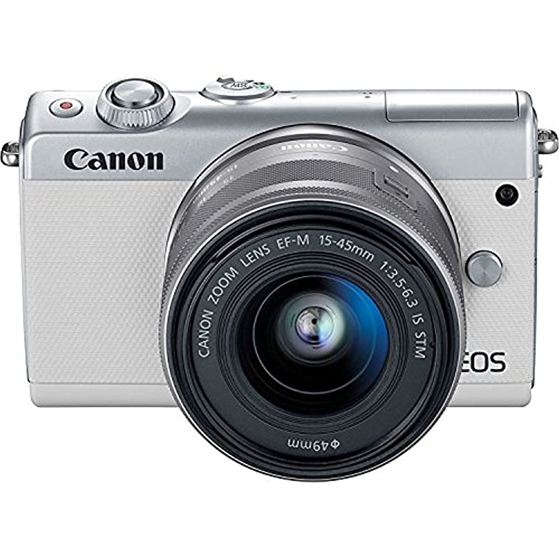 EOS M100 Mirrorless Digital Camera with 15-45mm Lens (Black) + Essential Photo Bundle