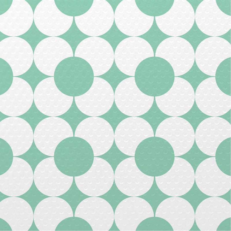 Mindfull 13" x 15' Antimicrobial Polka Dot Fridge Liner Blue