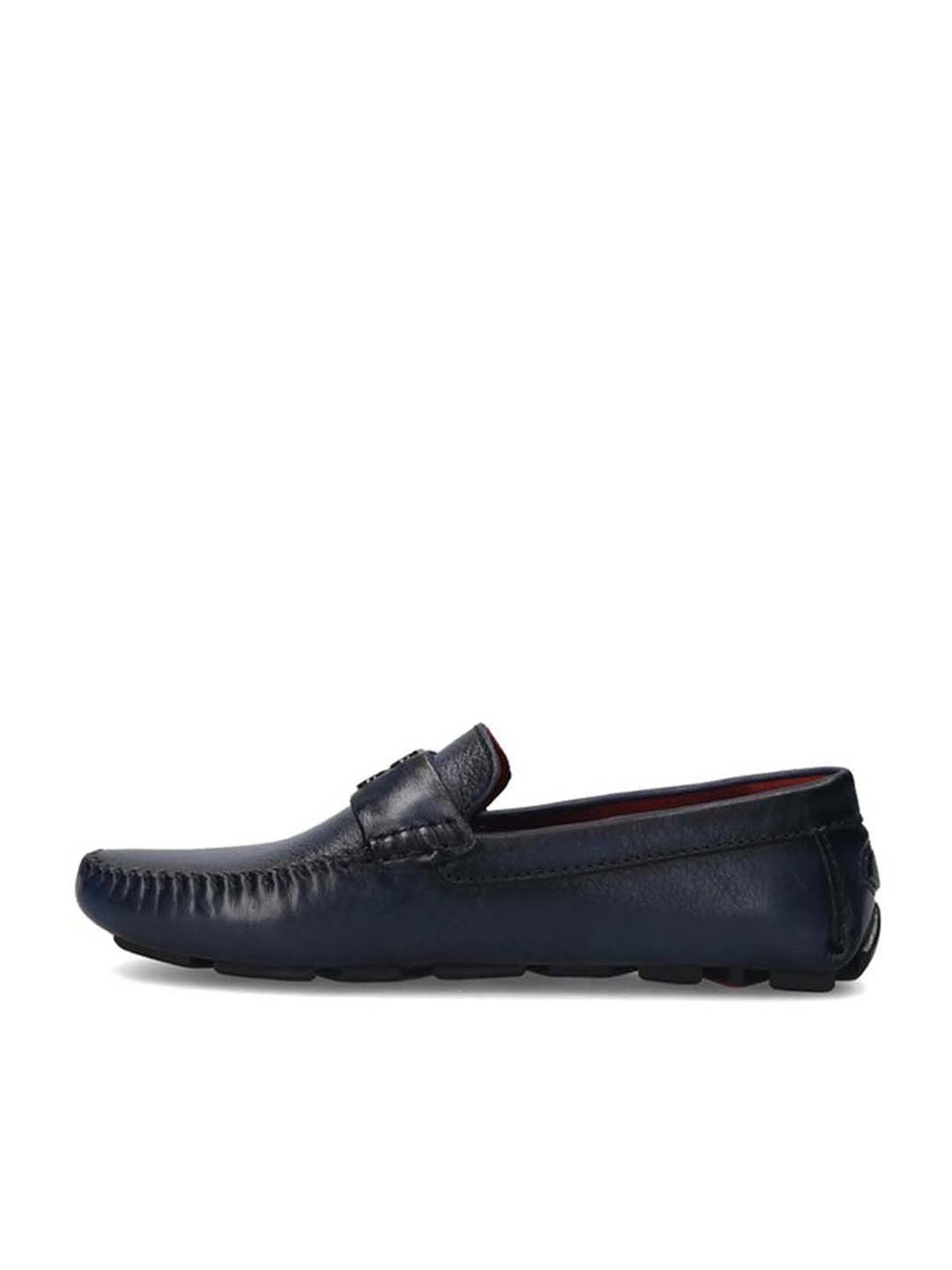 BAGATT Men's Hexa Blue Casual Loafers