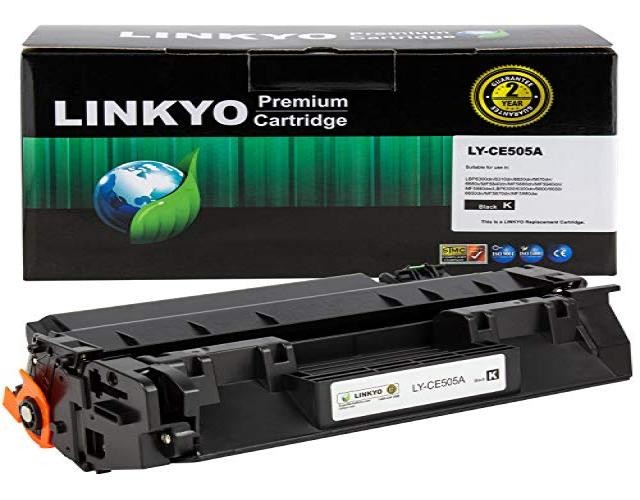 LINKYO Compatible Toner Cartridge Replacement for HP 05A CE505A (Black)