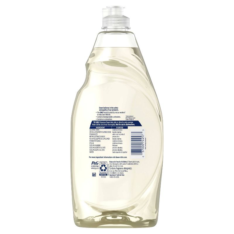 Dawn Free & Clear Dishwashing Liquid Dish Soap, Lemon Essence - 24 fl oz