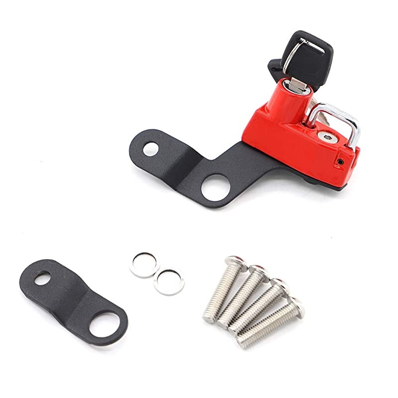 Helmet Lock Anti-Theft For Suzuki GSX1300R Hayabusa 2008 and later - Red