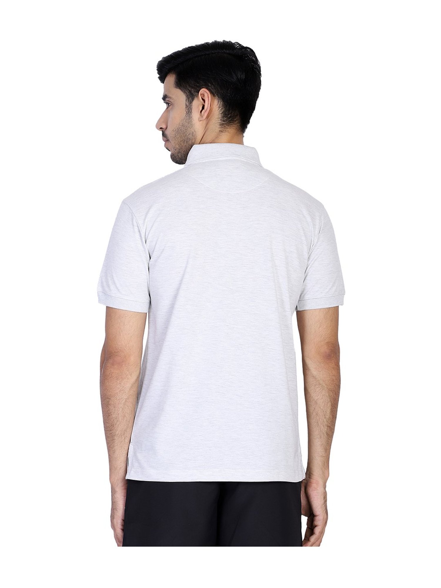 OFF LIMITS Ecru Short Sleeves Polo T-Shirt