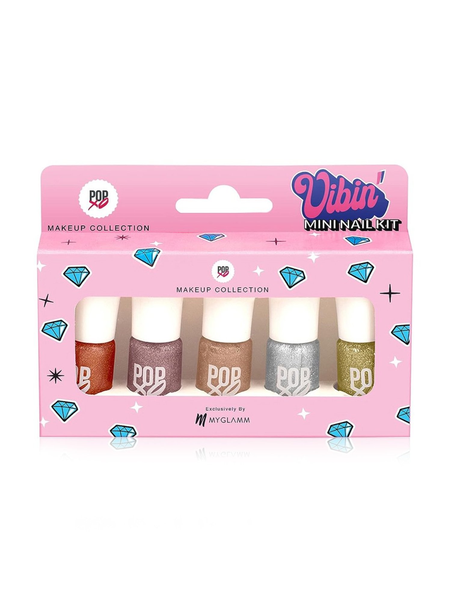 Color Fx Nail Fix Cure-In Mask, Moisturizer, Nail Enamel Remover & Nail Buffer Combo, Pack of 4