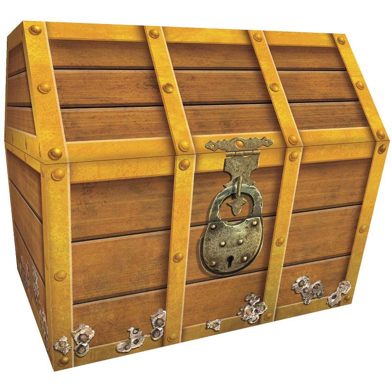 Teacher Created Resources Treasure Chest, 9-1/2 x 8 x 8-1/2 Inches, Cardboard