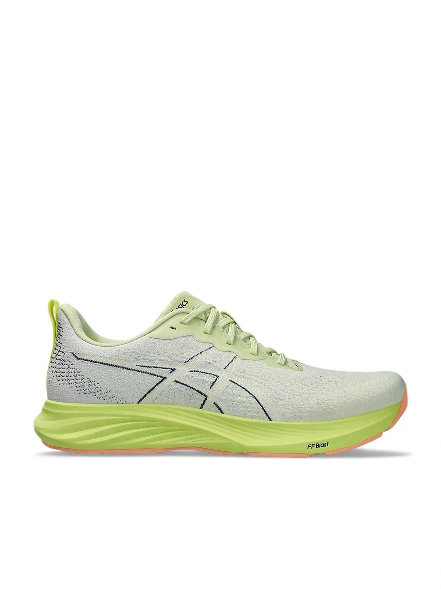 Asics Men's DYNABLAST 4 Grey & Green Running Shoes