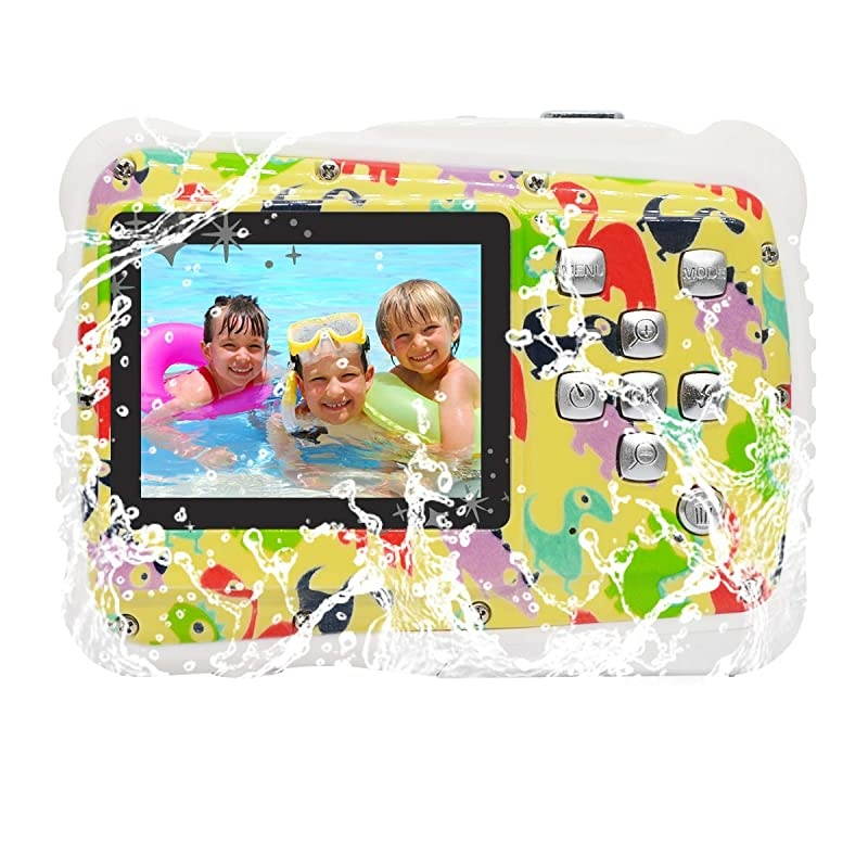 Kids Digital Camera -  Waterproof Camera for Kids with 2.0 inch TFT Display, 8MP Children Underwater Camera for Boys Girls Toys Gift