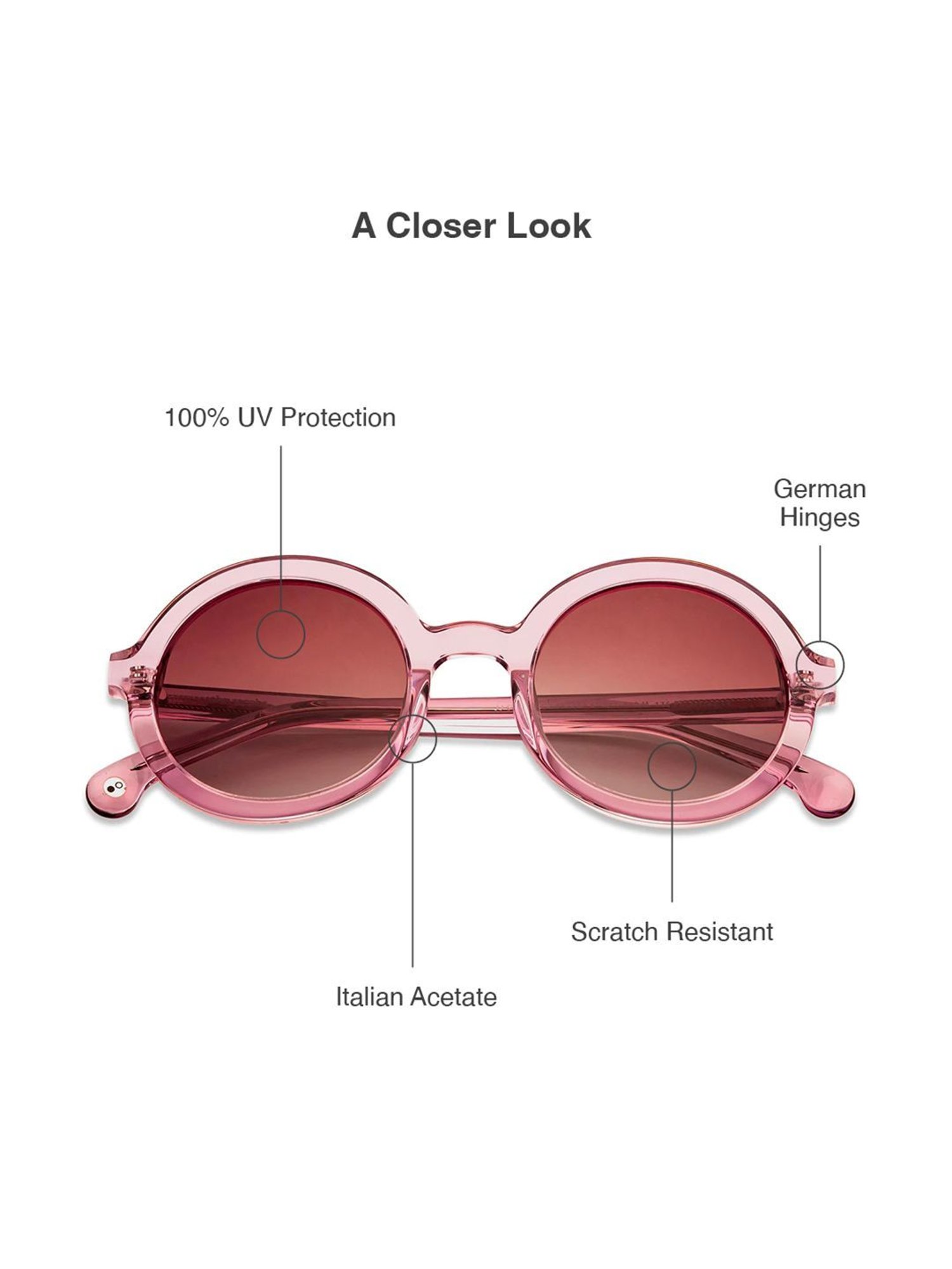 John Jacobs JJ S14670 Brown Polarized Round Sunglasses