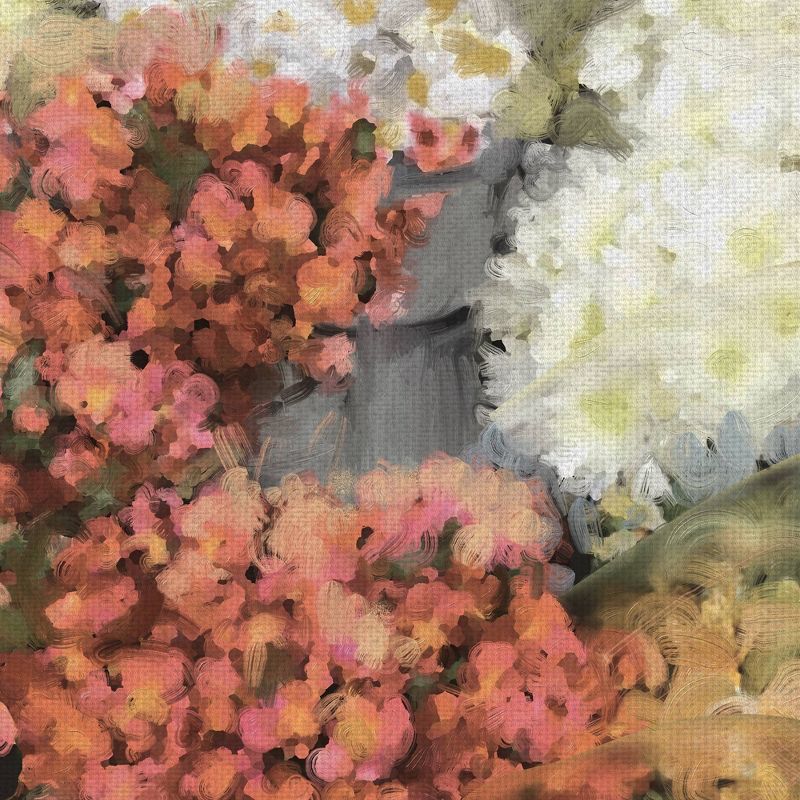 35" x 35" Spring Market by Studio Arts Art on Canvas - Fine Art Canvas