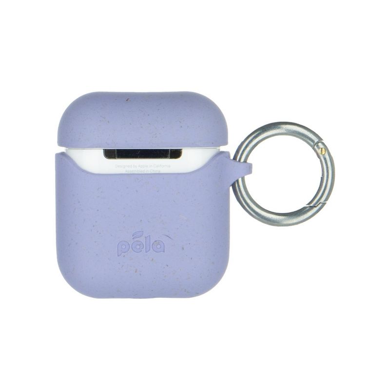 Pela Eco-Friendly Apple AirPods Gen 1&2 Case Compatible with Wireless Charging - Lavender