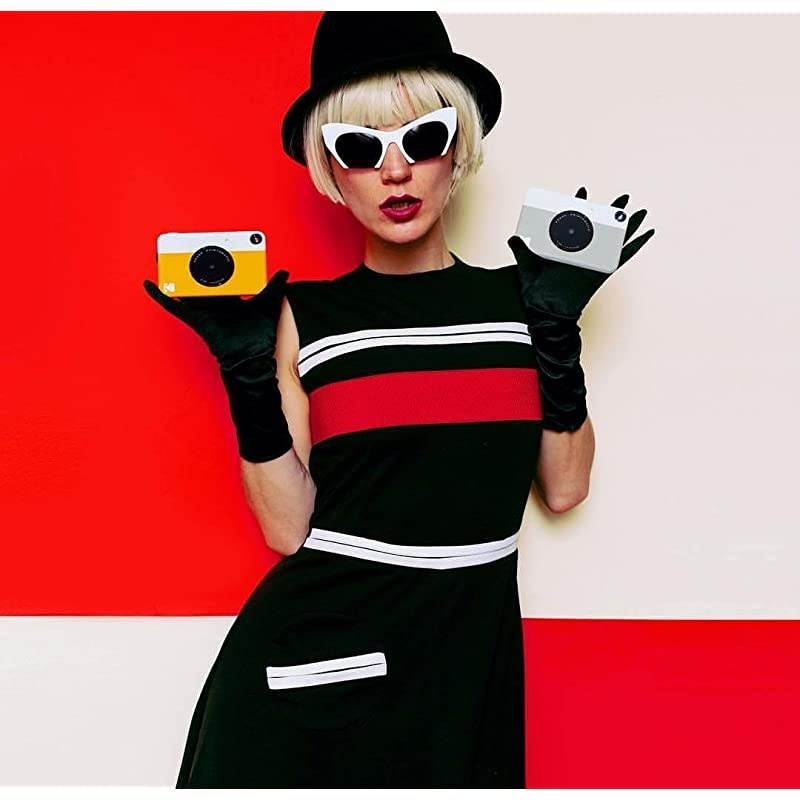 KODAK Printomatic Digital Instant Print Camera Full Color Prints On  2x3 StickyBacked Photo Paper Yellow Print Memories Instantly