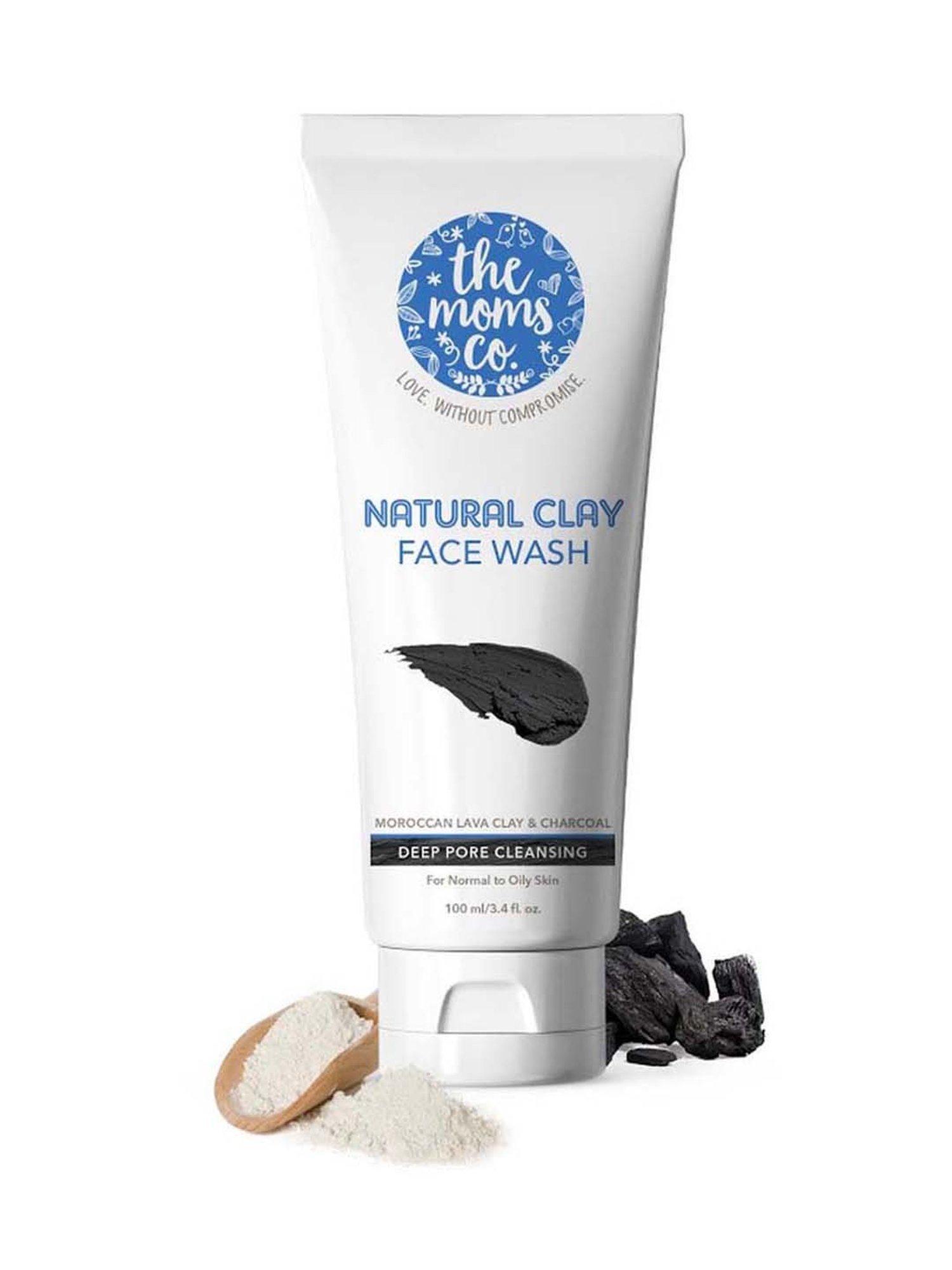 The Moms Co. Natural Clay Face Wash - 100 ml