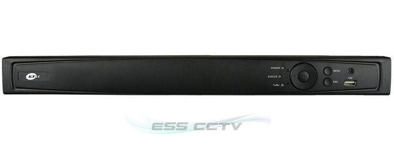 KT&C OMNI-IP KNR-p16Px8 16 Channel Plug-and-Play NVR system, connect 16 IP cameras, 8 PoE ports