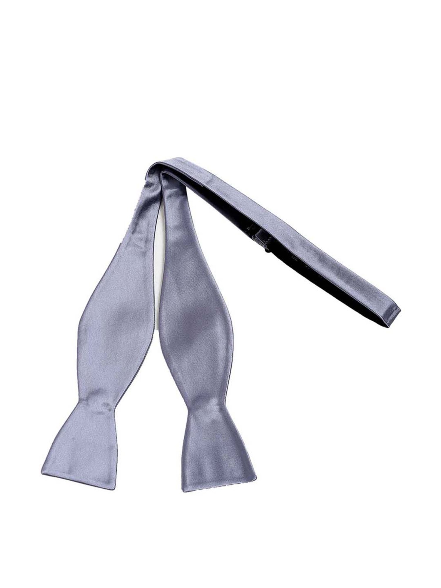 Alvaro Castagnino Grey Solid Bow Tie