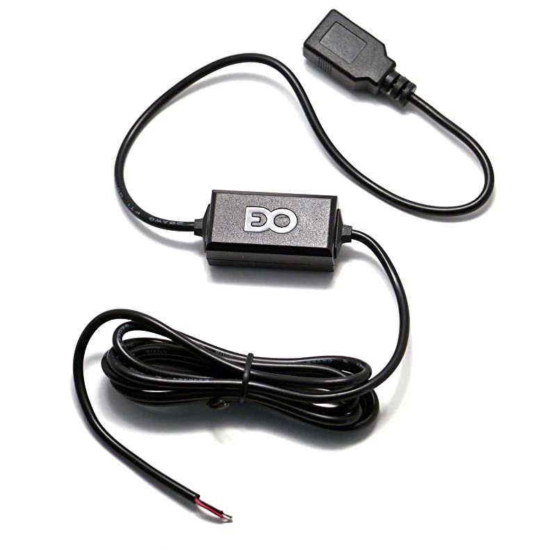 Tech Ultra Compact USB Direct Hardwire Adapter Kit for Apple iPhone 7 6 6plus 5 5S 5C 4 3G 3 HTC One Nokia Lumia Google Nexus Sony Xperia LG Optimus Smartphone Phone GPS SiriusXM Radio Dash Cam