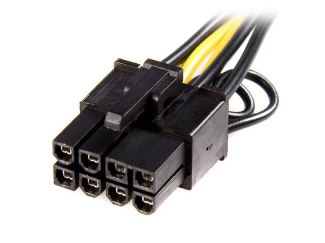 StarTech.com PCIEX68ADAP 6.1 in. PCI Express 6 pin to 8 pin Power Adapter Cable