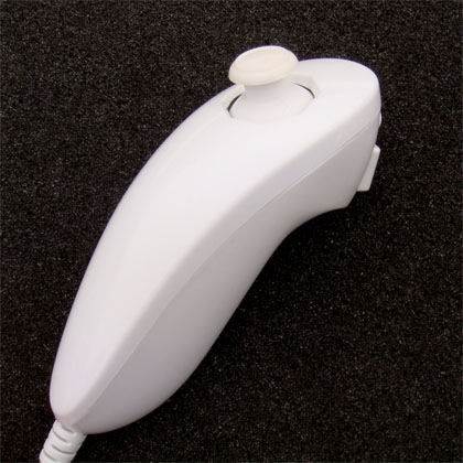 Motion Based Wired Nunchuck Controller for Nintendo Wii Console Video Game