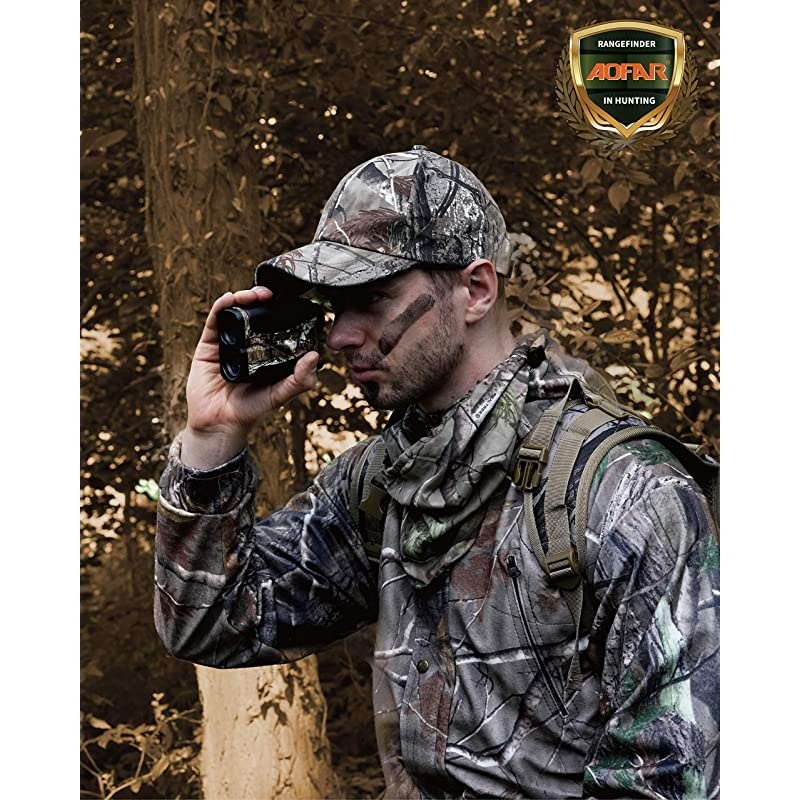HX-700N Hunting Range Finder 700 Yards Waterproof Archery Rangefinder for Bow Hunting with Range Scan Fog and Speed Mode, Free Battery, Carrying Case&hellip;