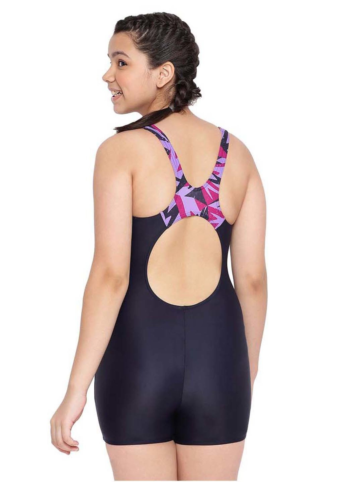 Cukoo Kids Red Printed Swimsuit