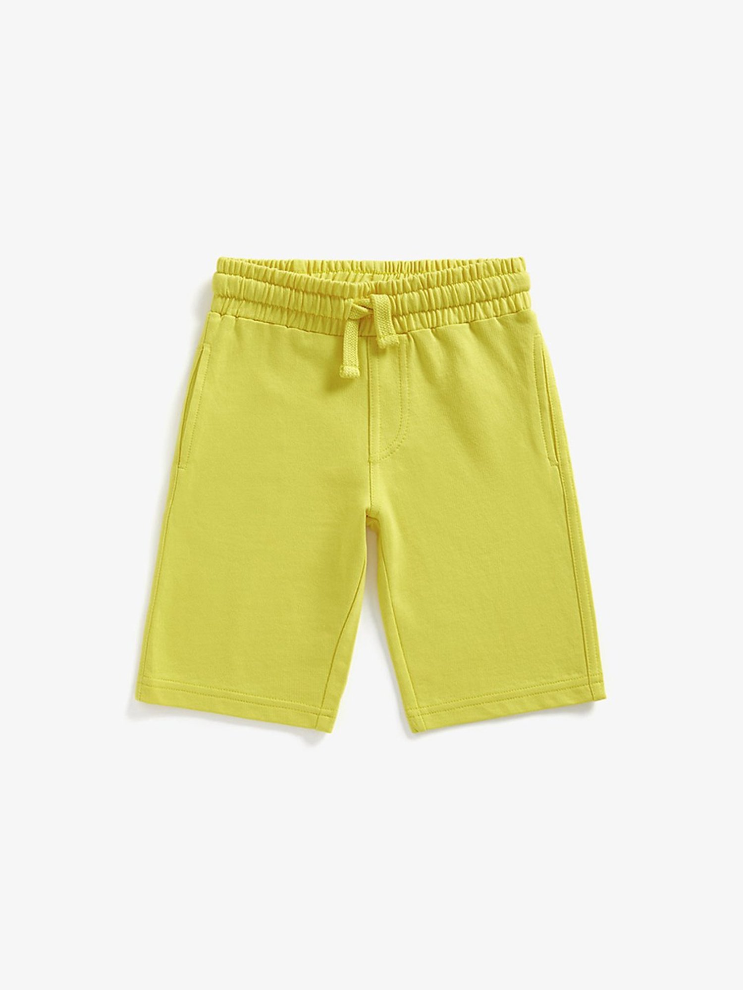 Mothercare Kids Yellow Solid Shorts