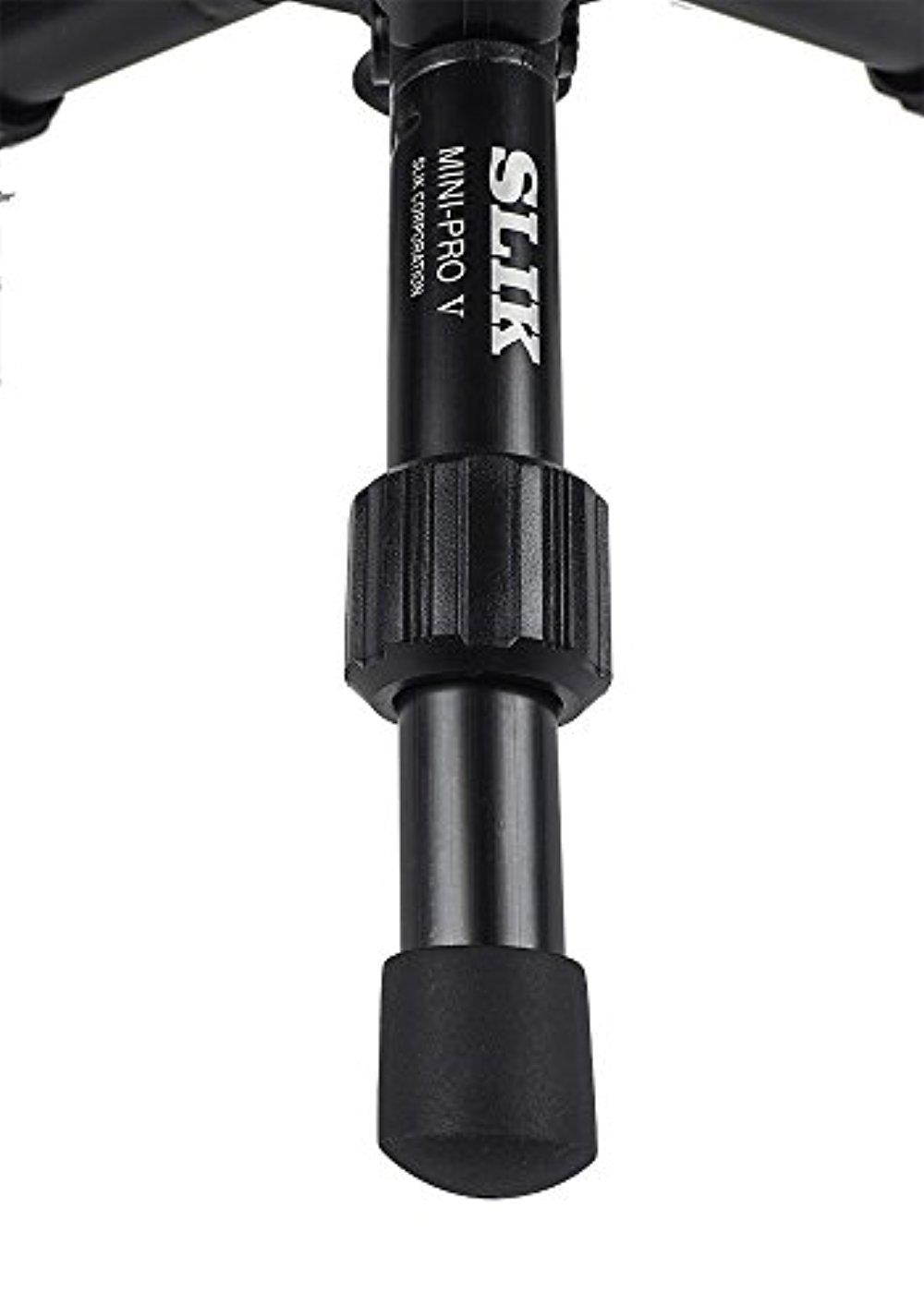 Slik Mini-Pro V Tripod with 2-Way Pan/Tilt Head - Supports 3.3 lb (1.5 kg)