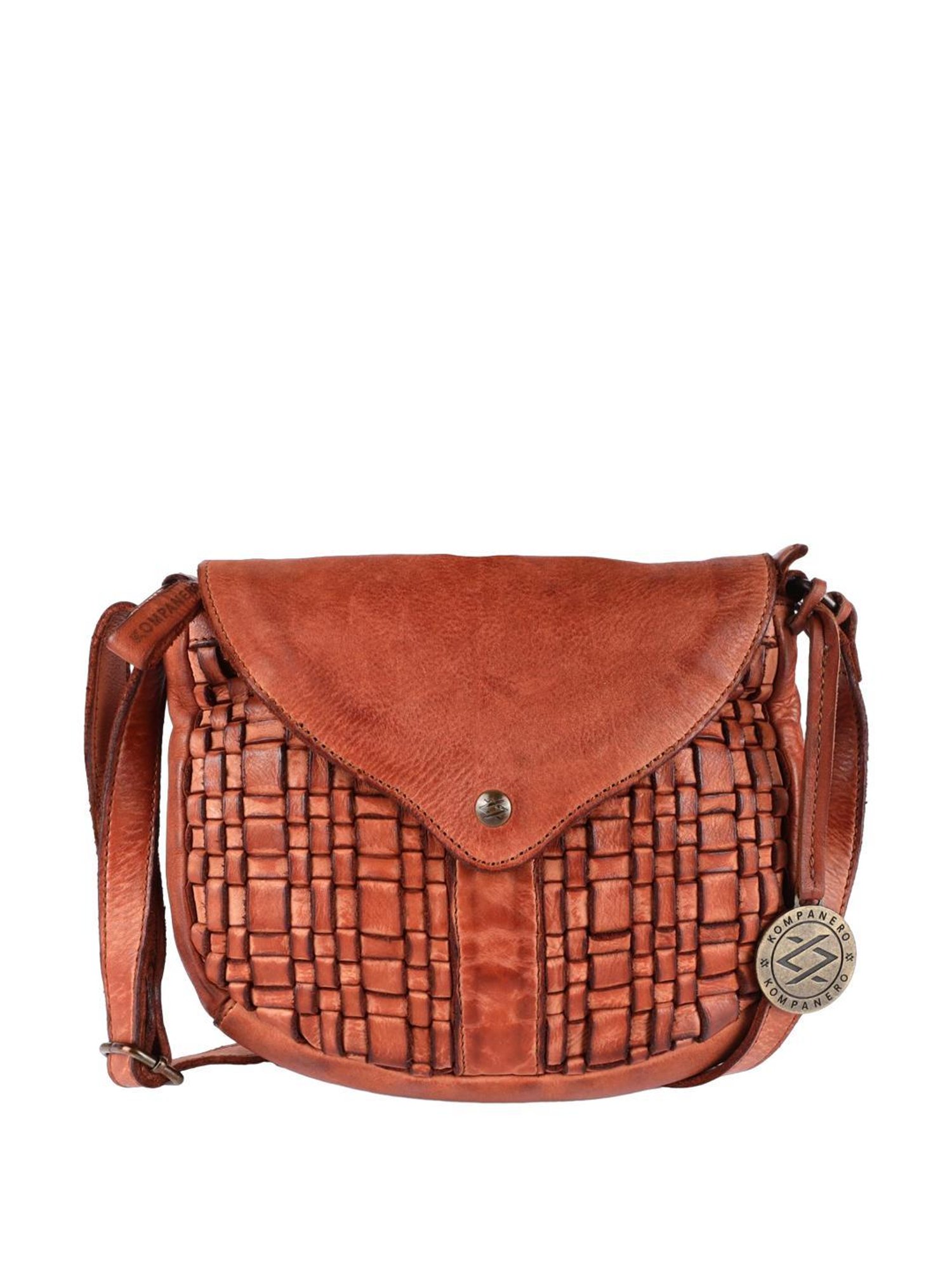 KOMPANERO Mia Tan Textured Sling Handbag
