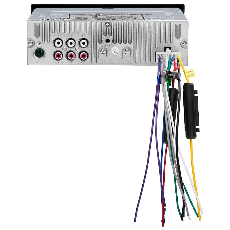 BOSS Audio 656BCK Vehicle Car Single DIN Hands Free Bluetooth CD, USB/SD, MP3, FM/AM Radio Stereo System with 6.5" 2-Way Full Range Speakers, Pair