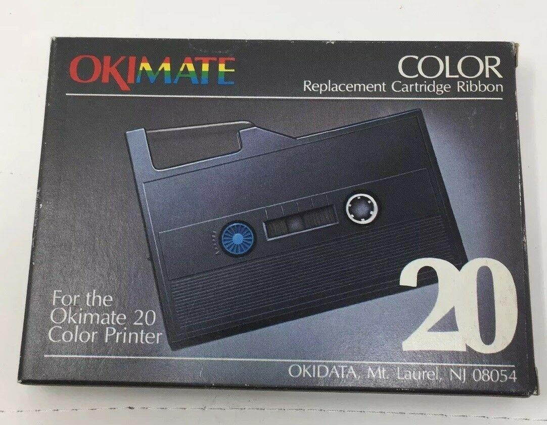 Color Ribbon Okimate 20 Printer NEW SEALED