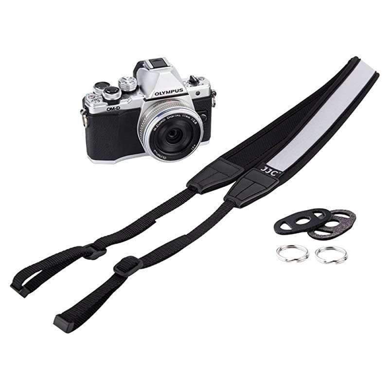 Neoprene Mirrorless Compact Camera Neck Shoulder Strap for Sony A7C A6600 A6500 A6400 A6300 A6100 A6000 A5100 for Fujifilm X100V XS10 X-T4 X-T3 X-T30 X-Pro3 Panasonic G95 GX9 LX100II Olympus E-M10