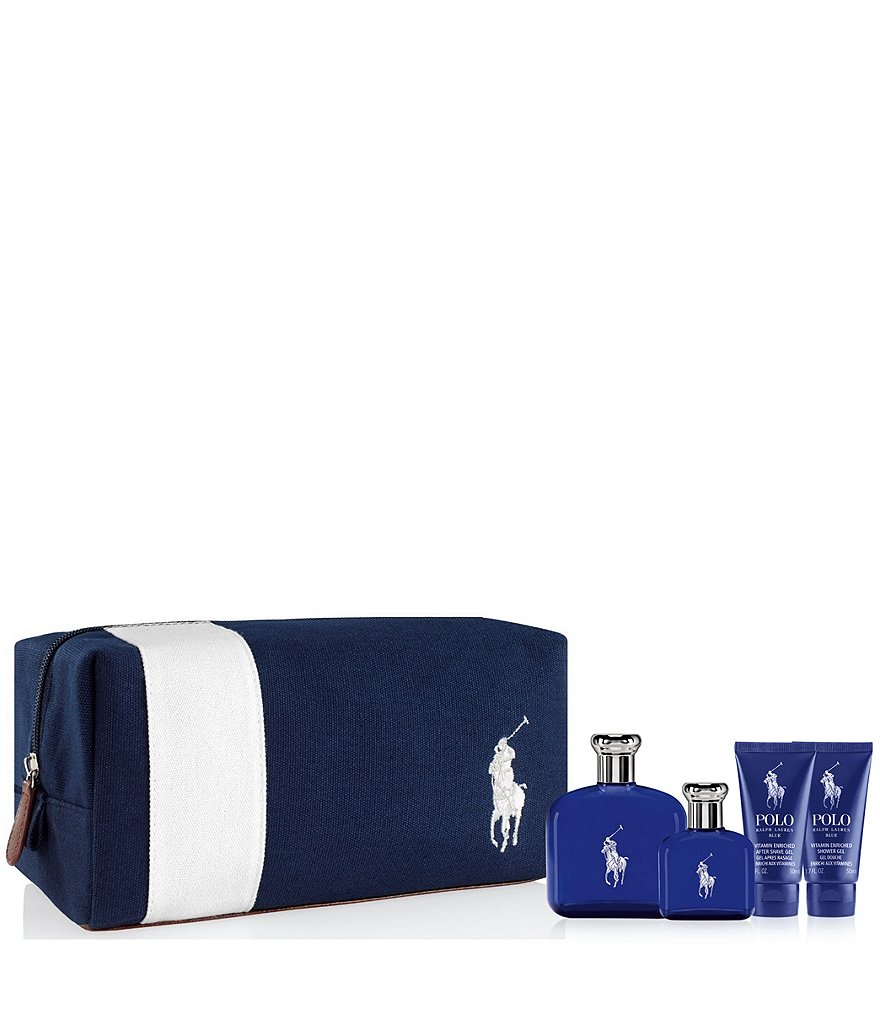 Ralph Lauren Polo Blue Eau de Toilette 4 Piece Set