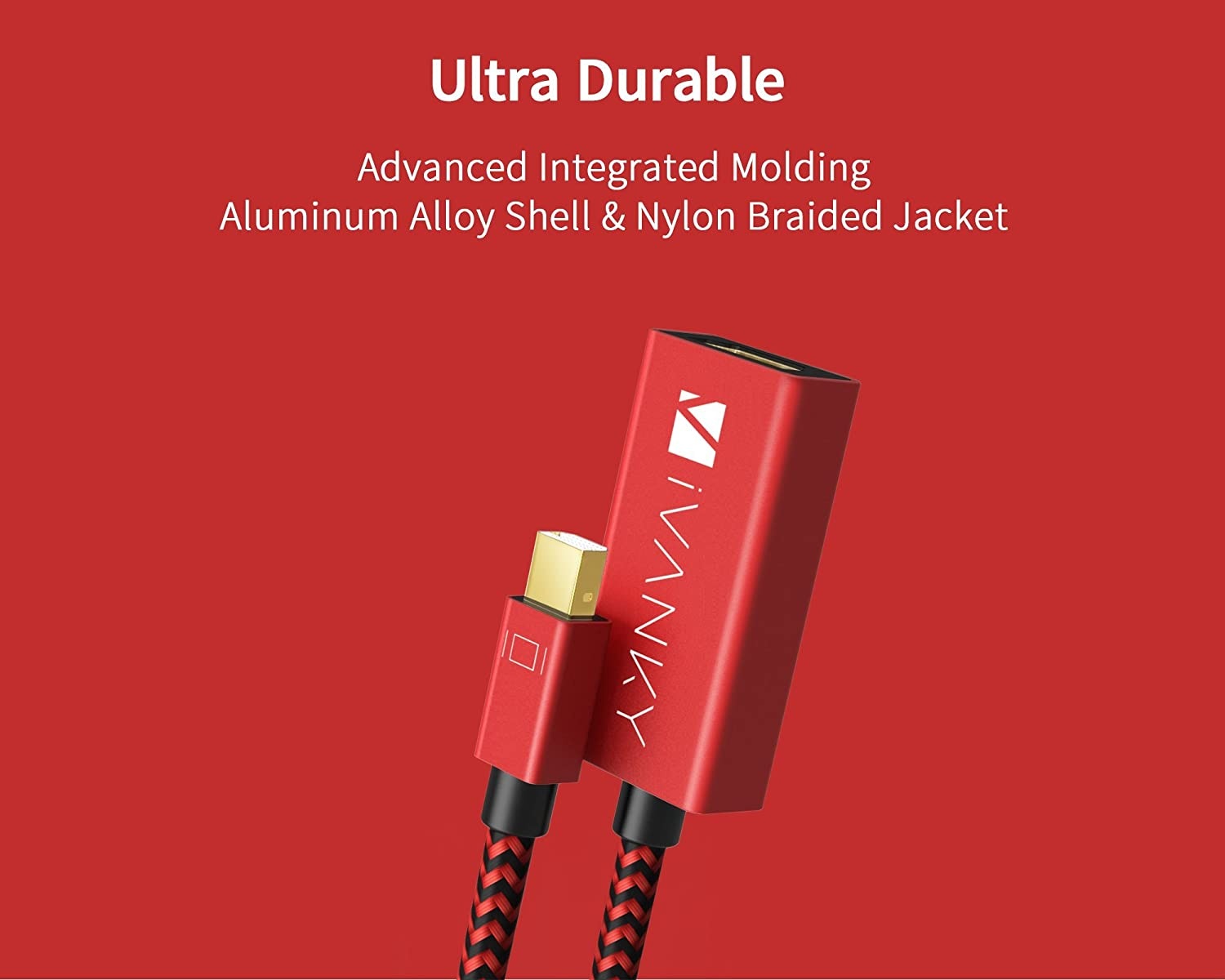 Mini DisplayPort to DisplayPort Cable  4K60Hz Thunderbolt to DisplayPort Cable GoldPlated 10Ft Ultra High Speed Mini DP to DP Cable Compatible MacBook AirPro Surface ProDock Grey