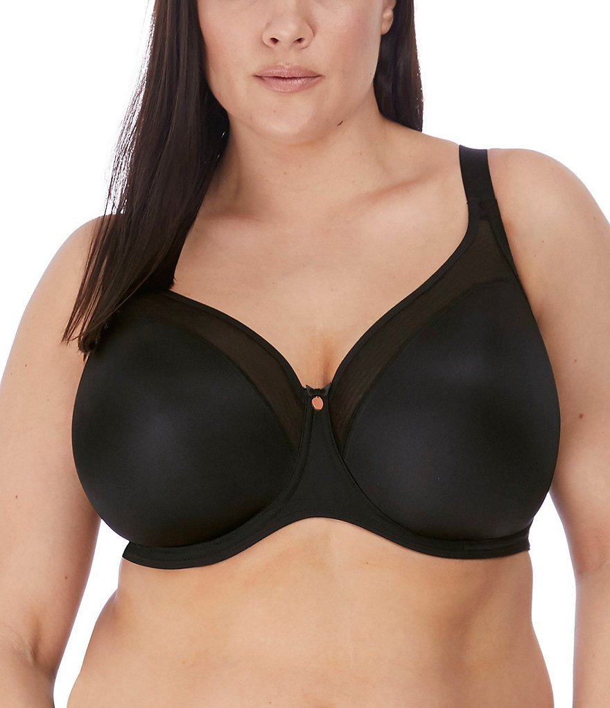 Elomi Smooth Non-Padded Full-Busted Molded U-Back Underwire T-Shirt Bra