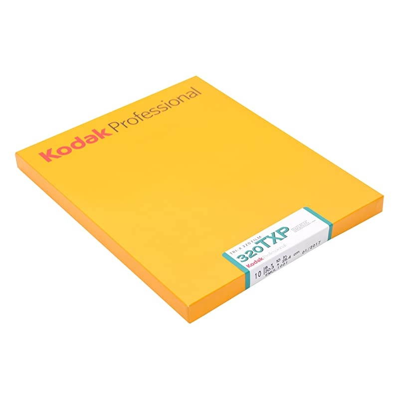 Tri-X Pan TXP Professional 4164 Black & White Film ISO 320, 8x10"-10 Sheets