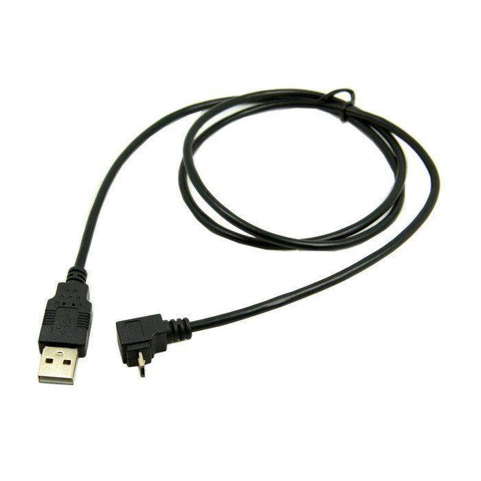 100cm Up Angled 90 Degree Micro USB Male to USB Data Charge Cable for Phone
