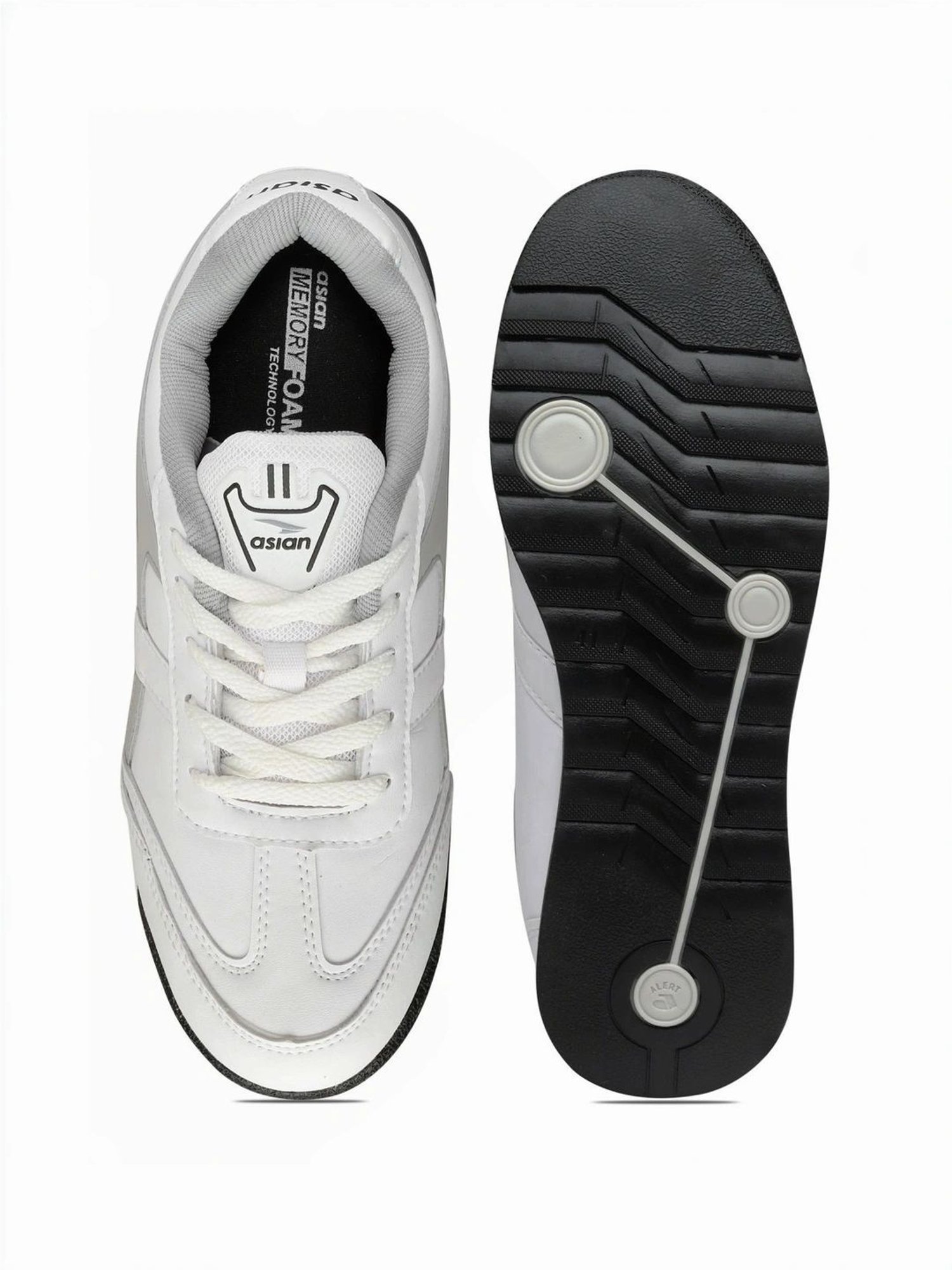 Asian Men's White Casual Sneakers