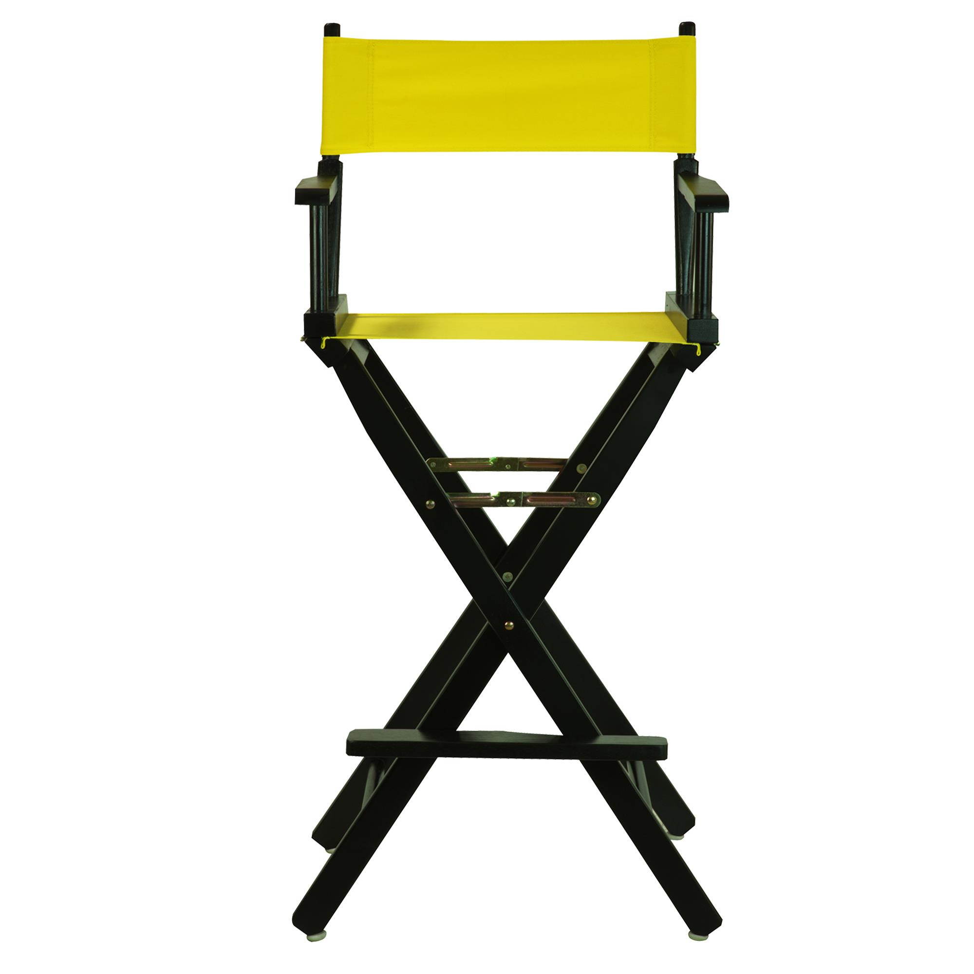 Casual Home 230-02-021-14 30 in. Directors Chair Black Frame with Yellow Canvas