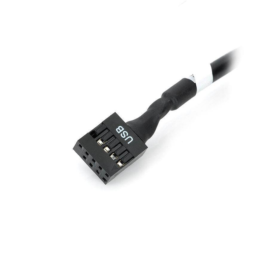 Male USB 3.0 20pin Header Housing to Female USB 2.0 9pin Motherboard Cable Black 10cm
