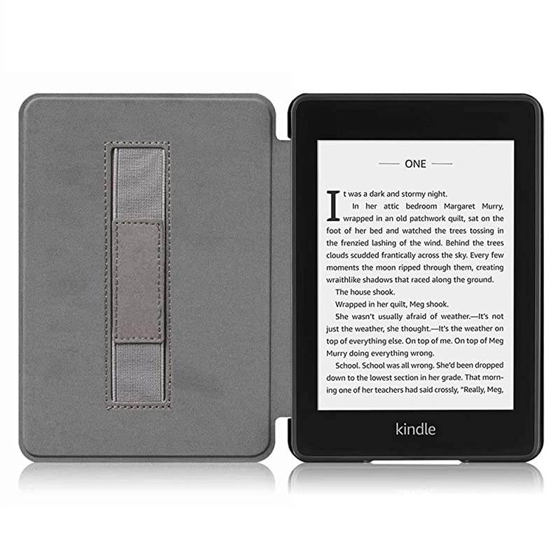 All New Kindle Case 10th Generation 6.0-inch 2019 Leather Cover with Hand Strap Slim Fit Lightweight [Auto Wake/Sleep Function] Case for  Kindle 10th Gen J9G29R Edition