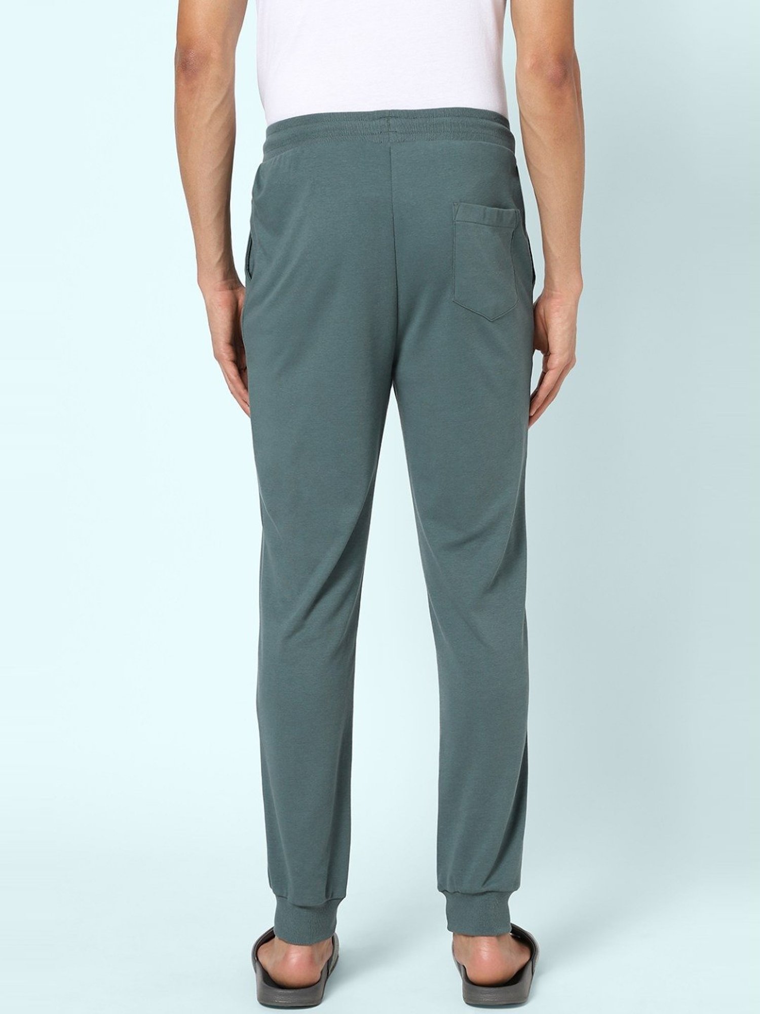 Ajile by Pantaloons Pine Cotton Slim Fit Nightwear Joggers