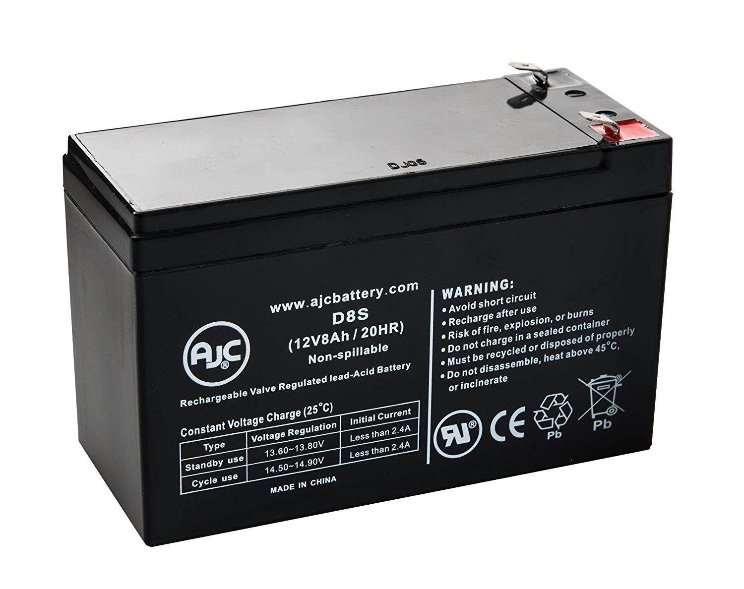APC BackUPS XS1300 (BX1300G) 12V 8Ah UPS Battery - This is an AJC Brand Replacement