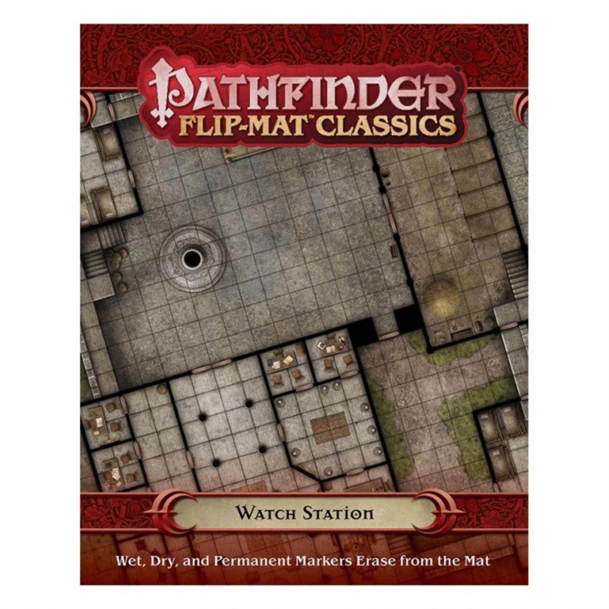 Paizo PZO31017 24 x 30 in. Pathfinder Flip Mat Classics Watch Station