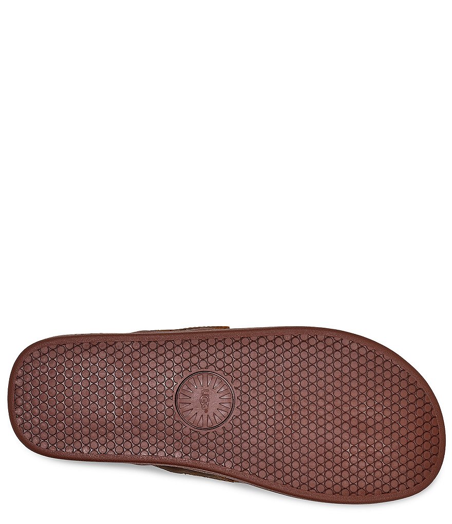 UGG&reg; Men's Seaside Leather Flip Flops