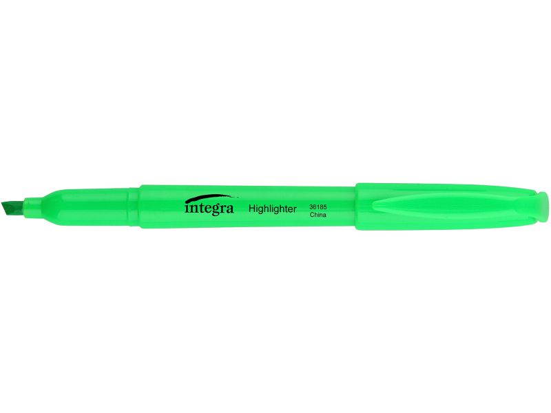 Integra Pen Style Fluorescent Highlighters