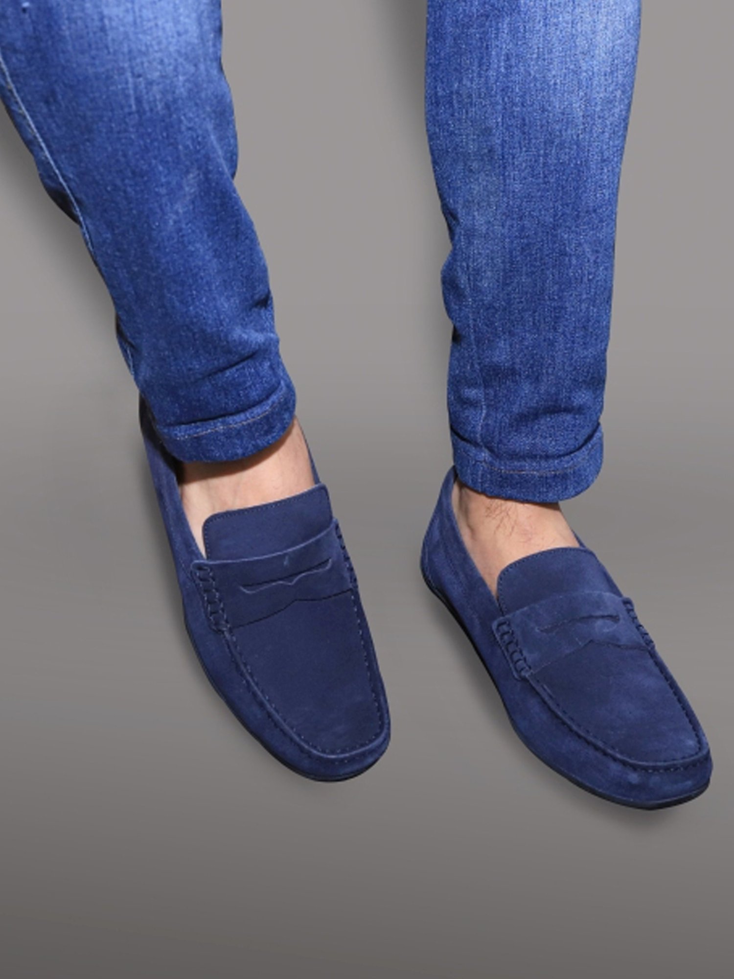 Geox Men's U Kosmopolis+Grip Navy Loafers