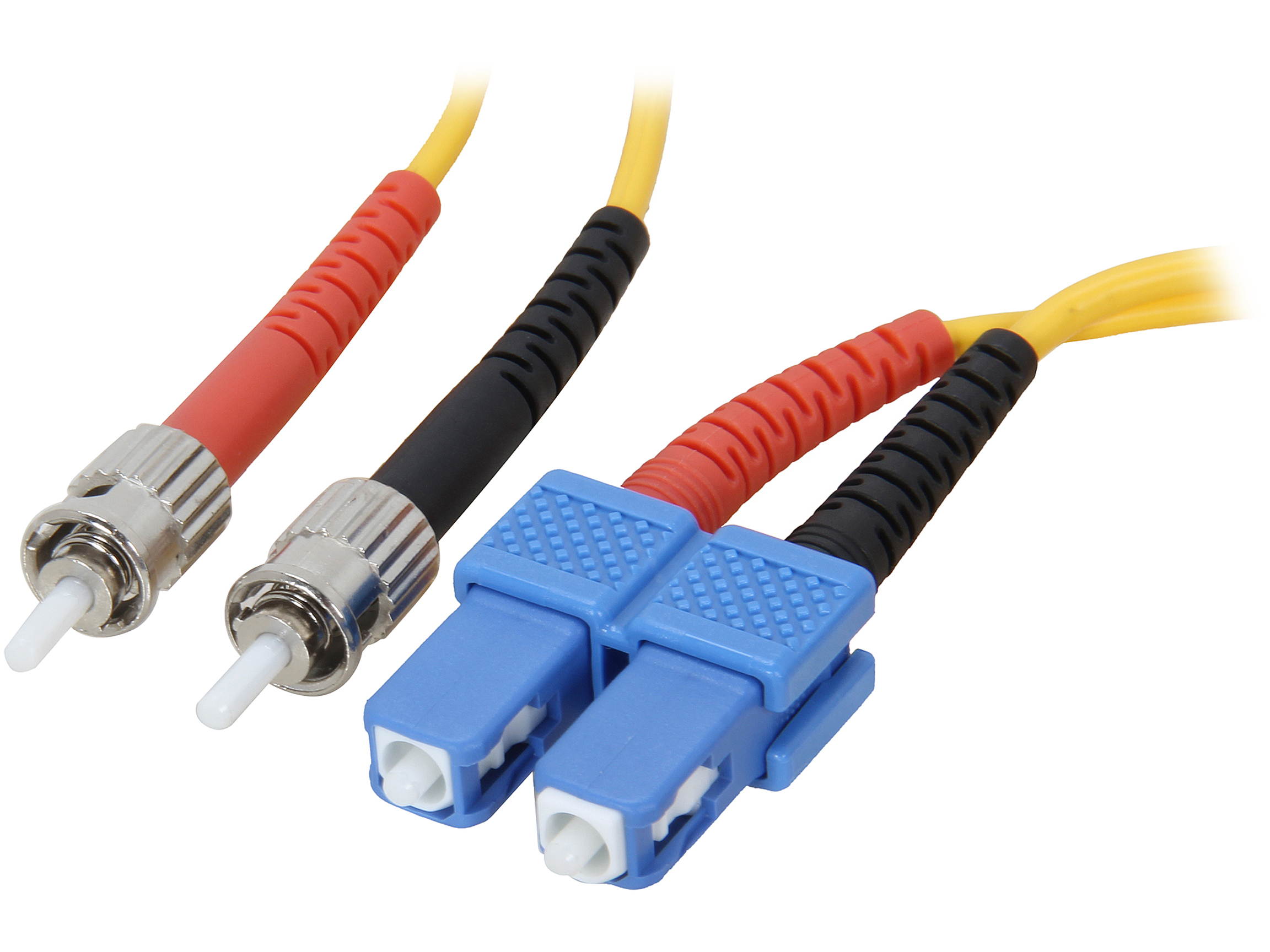 BYTECC SD-SST3 3m SD-SST SC to ST Duplex (2 Strand) Cable, Single Mode 9/125 Standard Zipcore